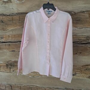 White Stag Pink Button Down Shirt
